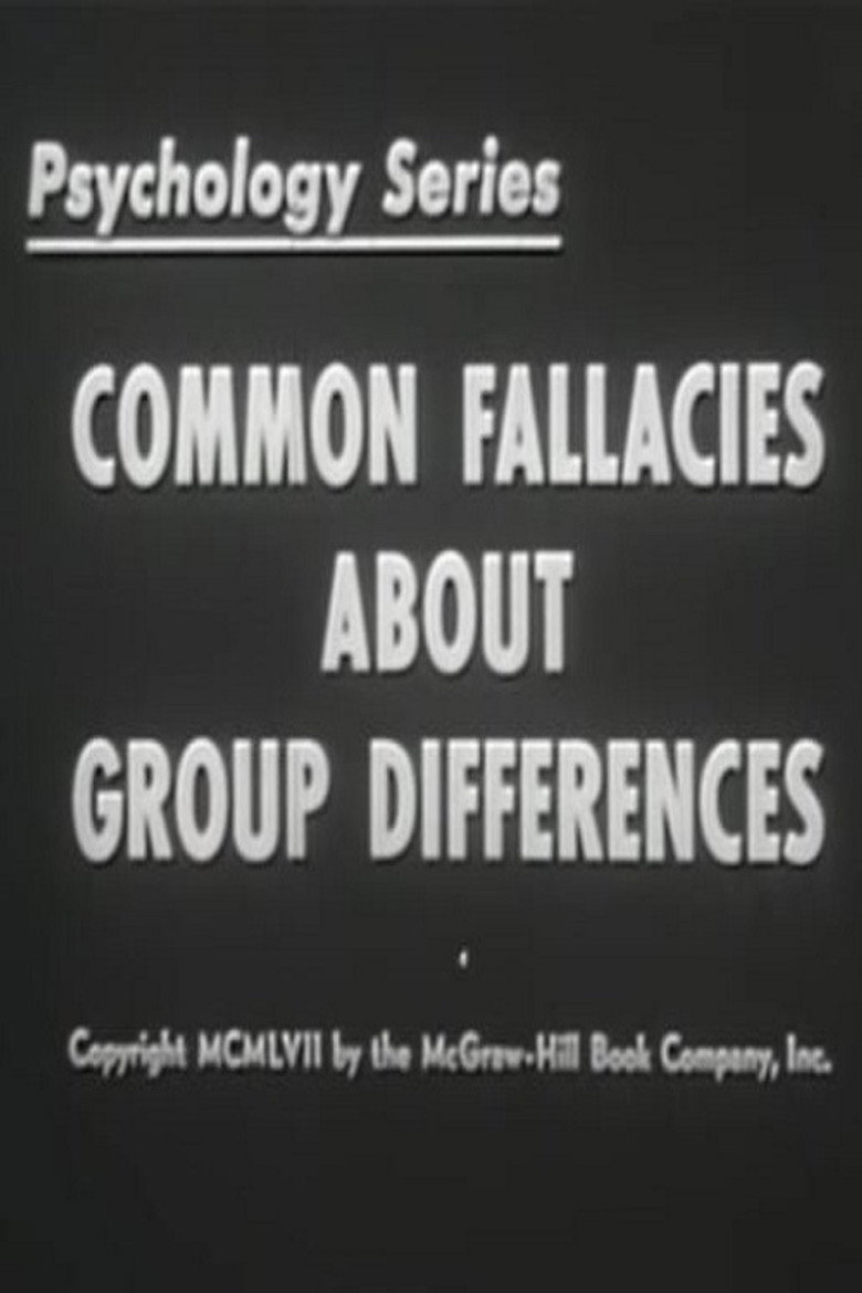 Affiche ou illustration — Common Fallacies About Group Differences
