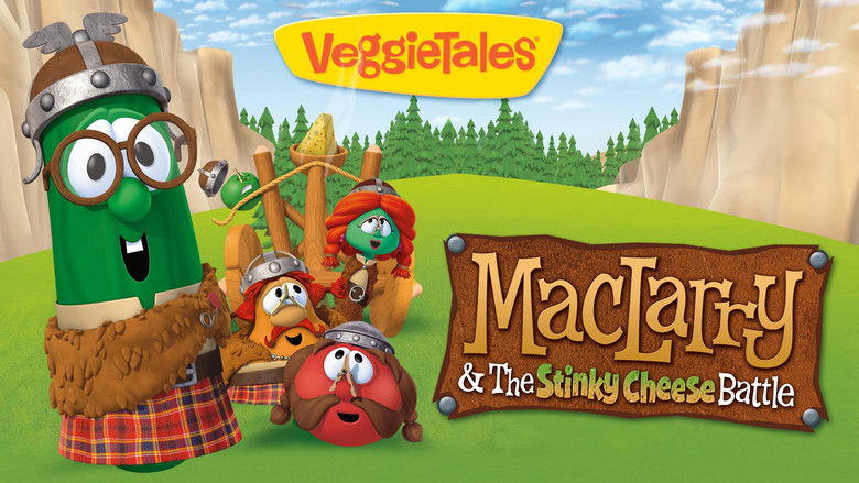 Still image for VeggieTales season 1 episode 45: MacLarry & the Stinky Cheese Battle Still image for VeggieTales season 1 episode 45: MacLarry & the Stinky Cheese Battle