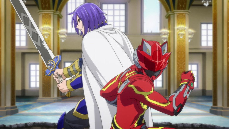 Still from The Red Ranger Becomes an Adventurer in Another World - Season 1 Episode 4