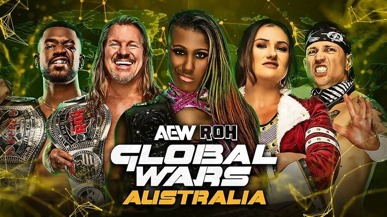 AEW ROH Global Wars Australia main backdrop