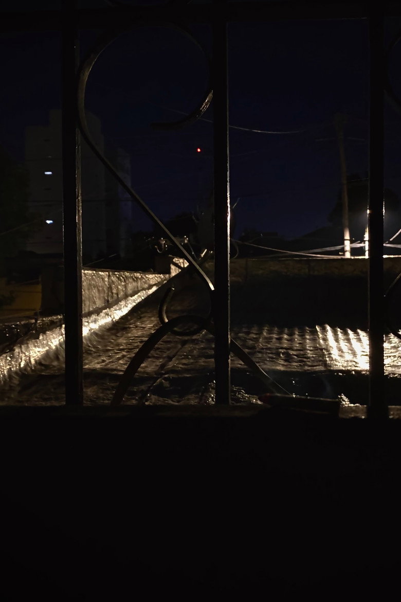 views smoking a cigarette at the window (with stealth)