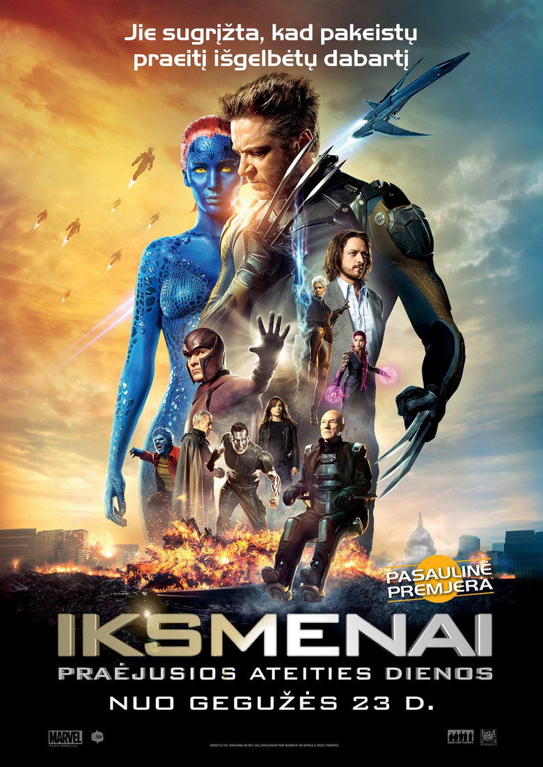 Iksmenai: Praėjusios ateities dienos (2014)