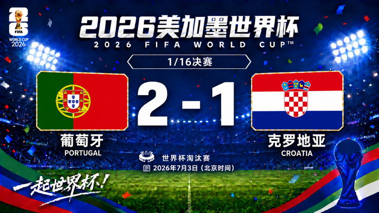 1/16决赛 葡萄牙2-1克罗地亚 görseli