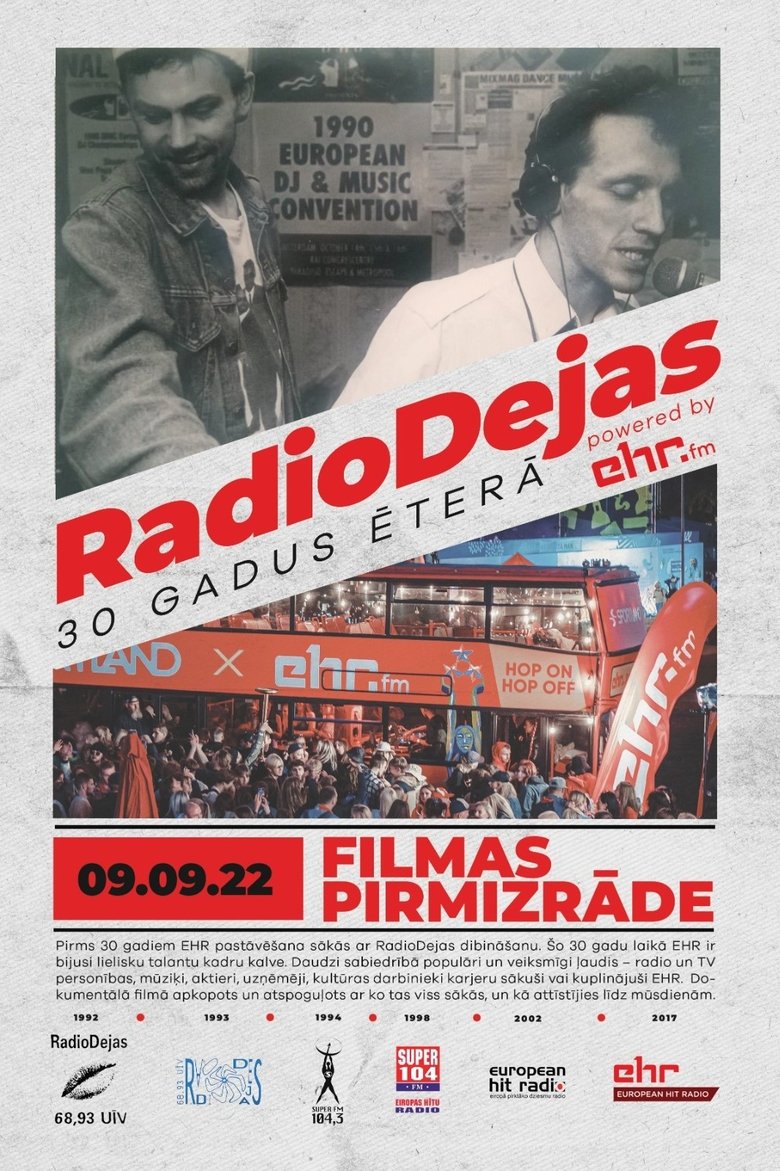 RadioDances. 30 years on air main poster