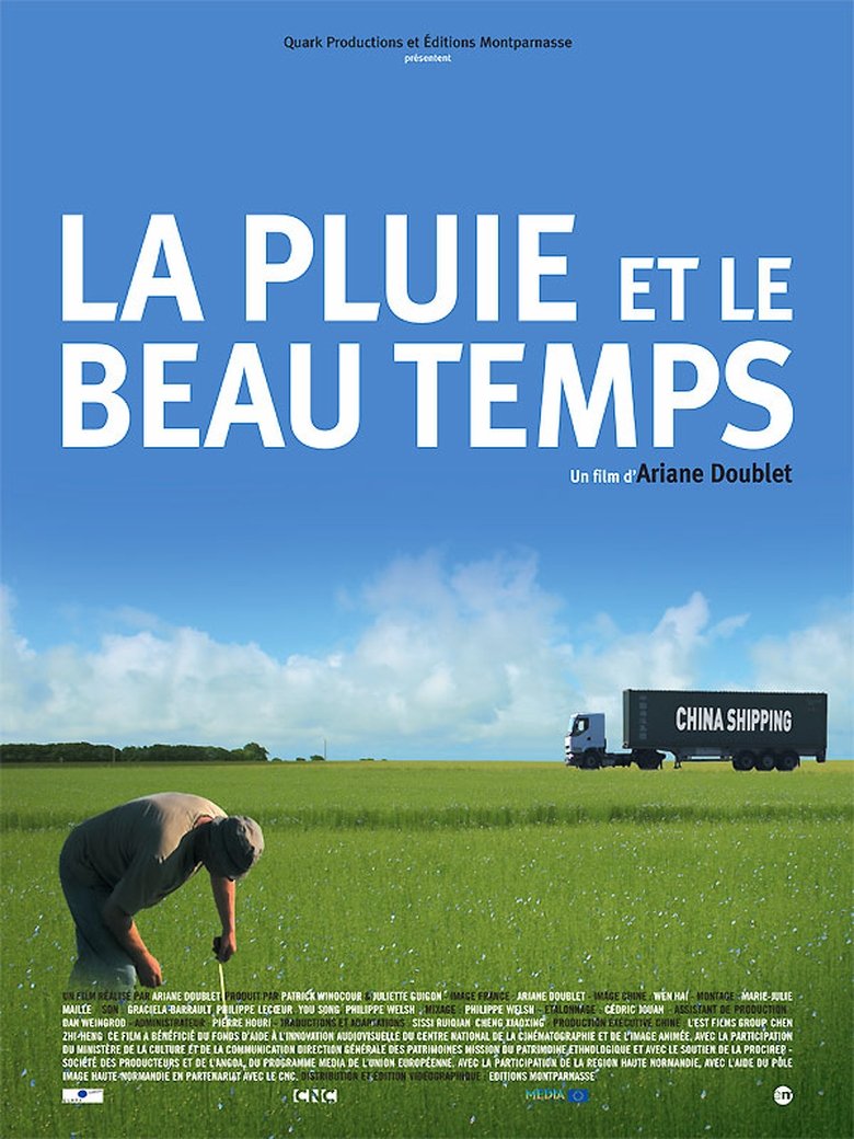 La pluie et le beau temps main poster