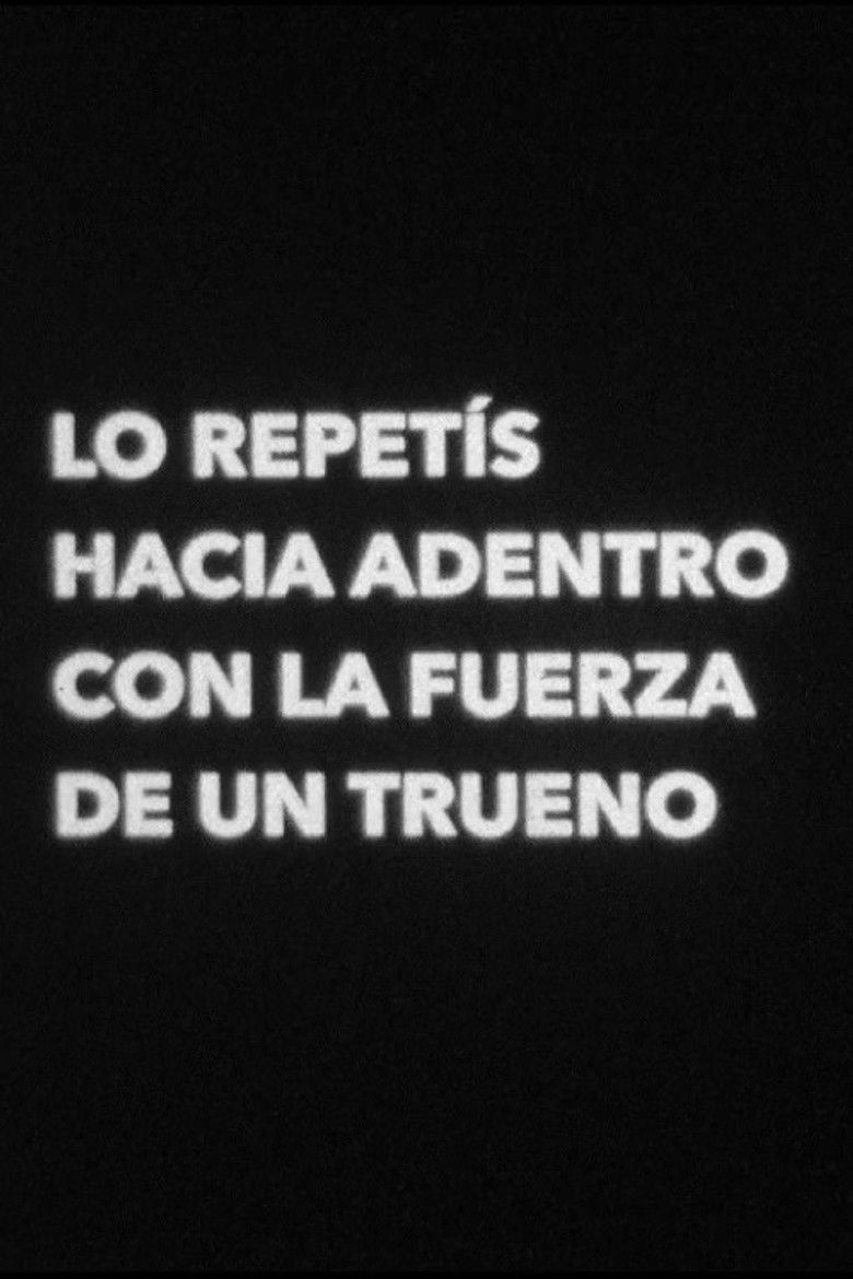Imatge de Lo repetís hacia adentro con la fuerza de un trueno