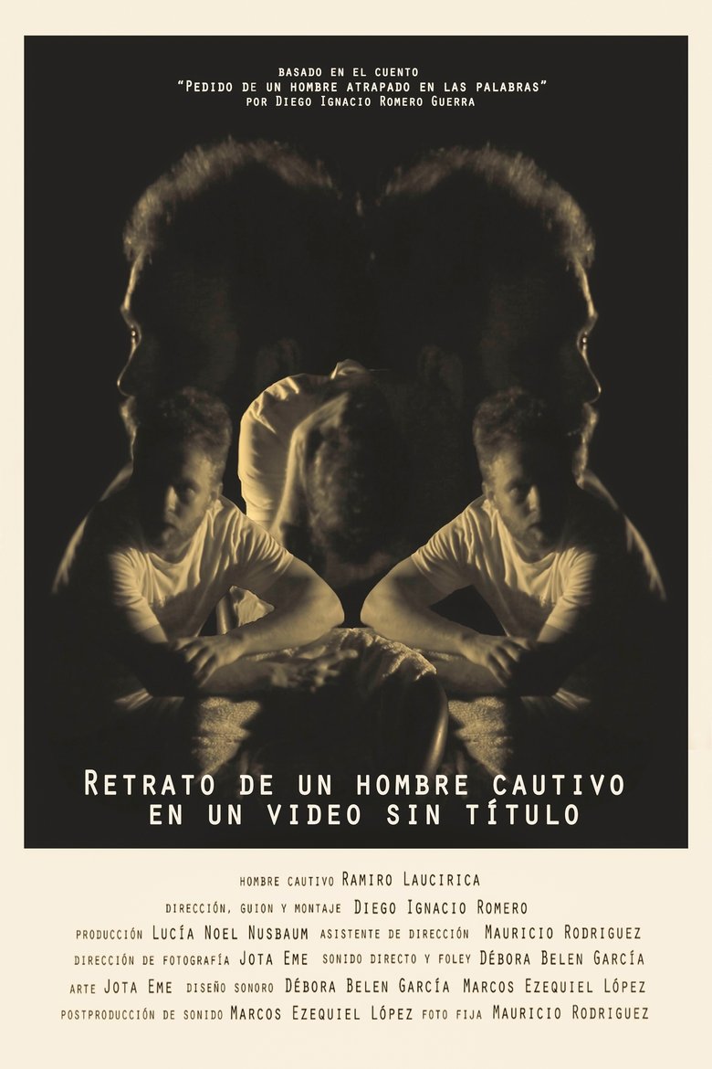 Portrait of a captive man in an untitled video main poster