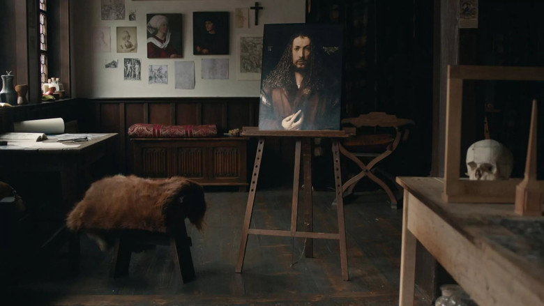 Backdrop from Albrecht Dürer: Through the Looking-Glass