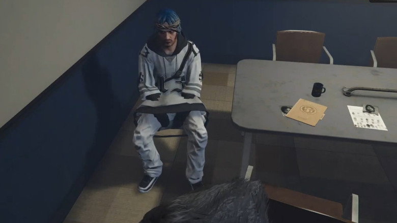 The Boy with Blue Hair.