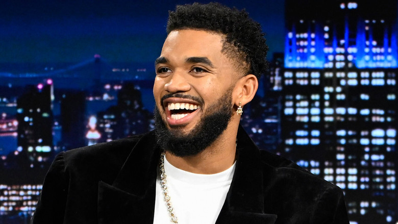 Karl-Anthony Towns, Sienna Miller, Stefano Domenicali, Gary Simons still