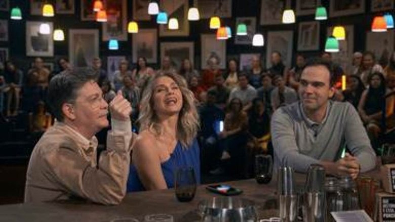 Still image for Que História é Essa, Porchat? season 1 episode 18: Letícia Spiller, Tadeu Schmidt and Kiko Mascarenhas