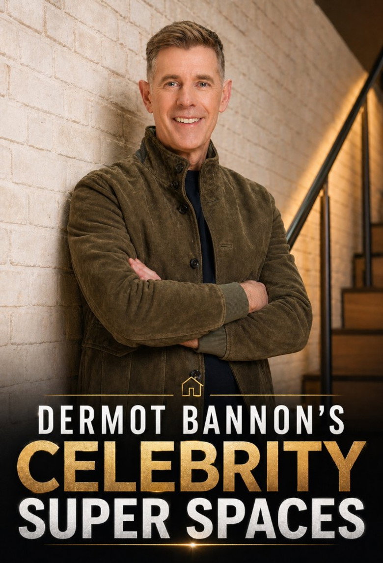 Official poster for Dermot Bannon's Celebrity Super Spaces