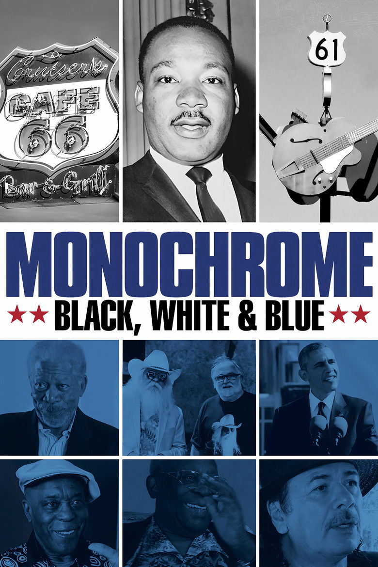Monochrome: Black, White and Blue