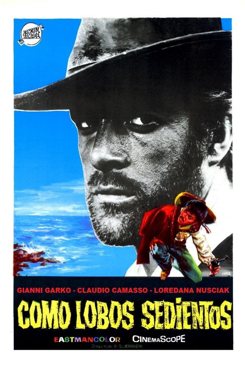 Poster Como lobos sedientos