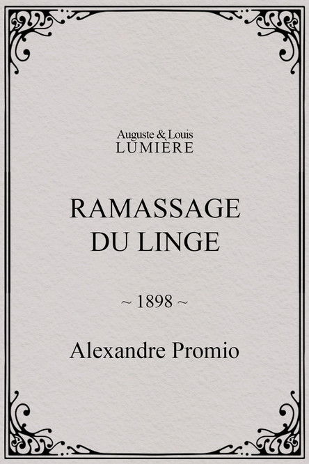 Ramassage du linge