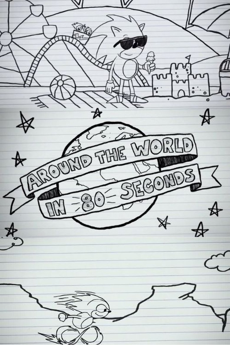 Sonic the Hedgehog - Around the World in 80 Seconds main poster