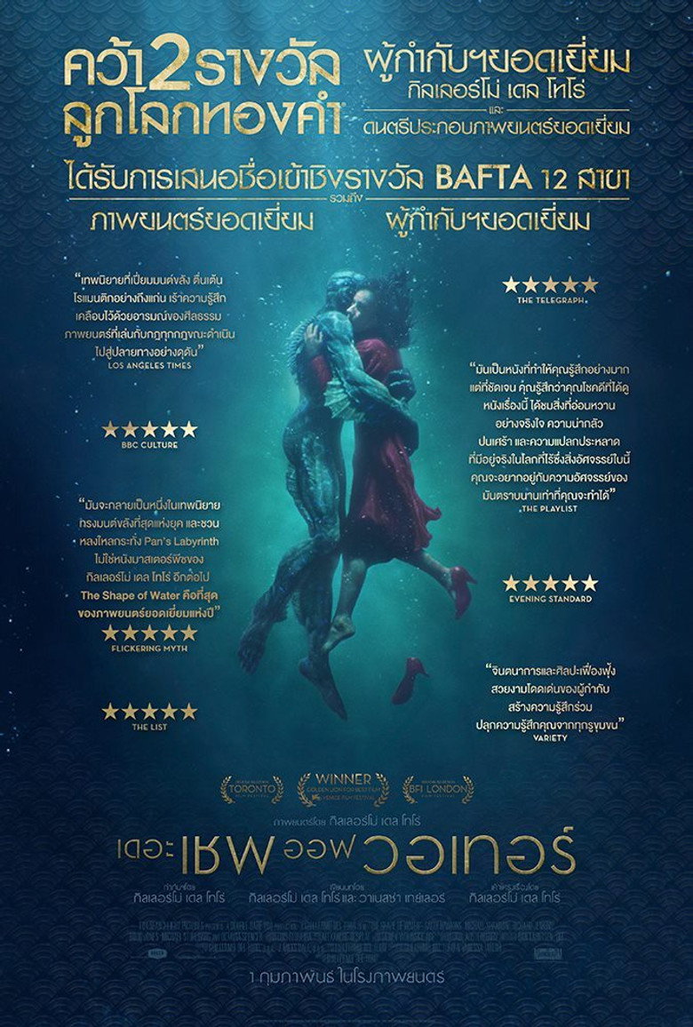 โปสเตอร์ The Shape of Water (2017) เดอะ เชพ ออฟ วอเทอร์
