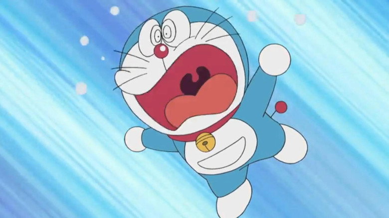Frame from Doraemon, el gato cósmico