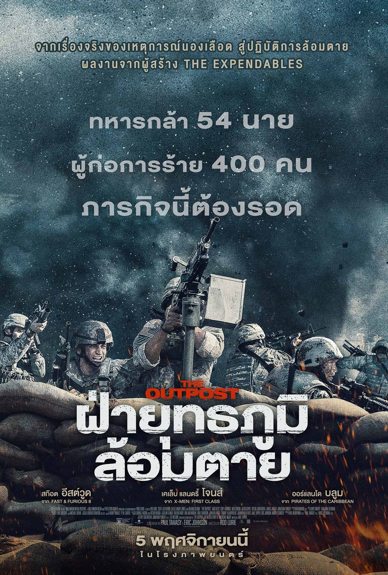 โปสเตอร์ The Outpost (2020) ฝ่ายุทธภูมิ ล้อมตาย