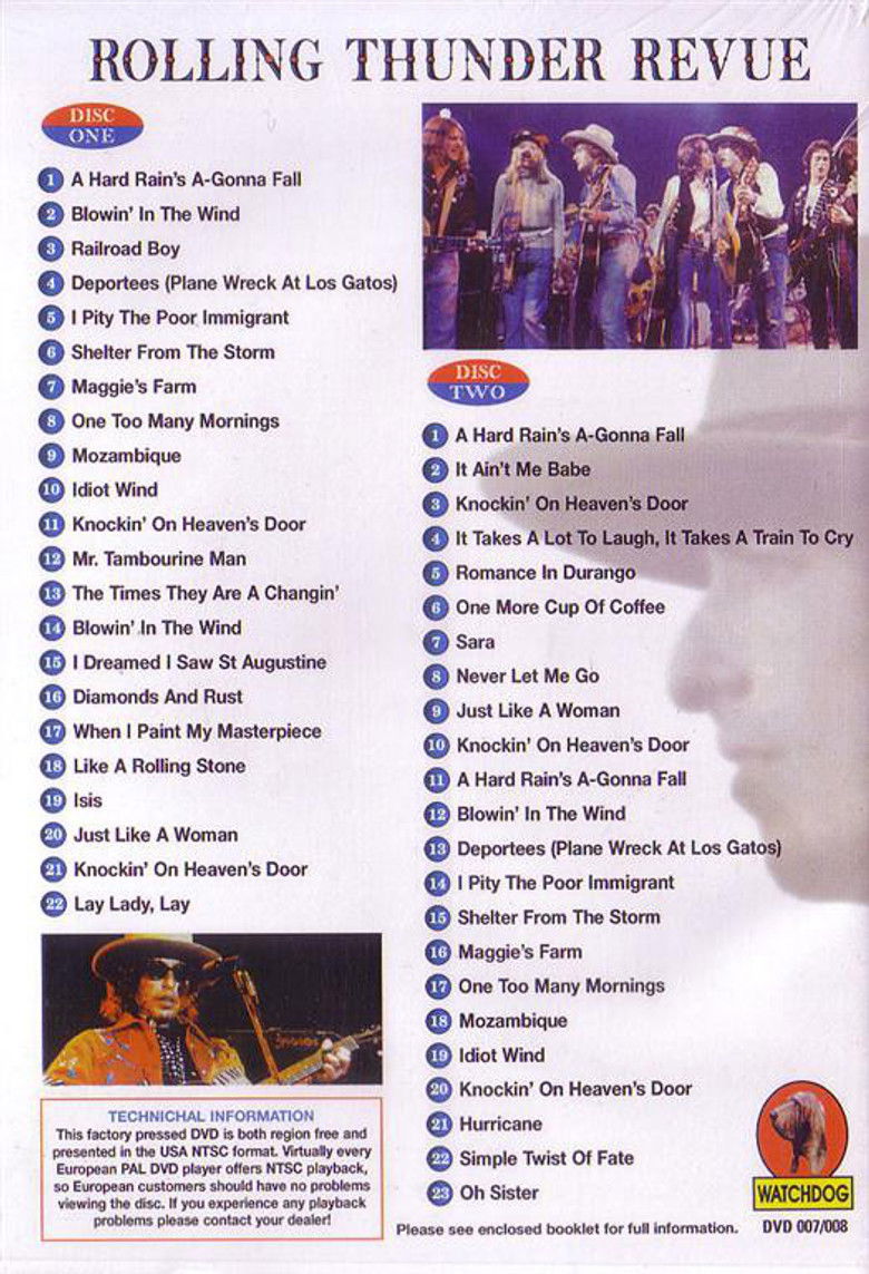 Imatge de Rolling Thunder Revue - 1975-1976 Video Anthology