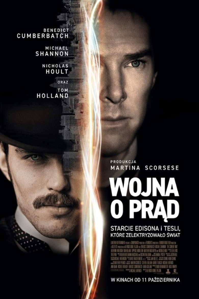 Plakat filmu Wojna o prąd