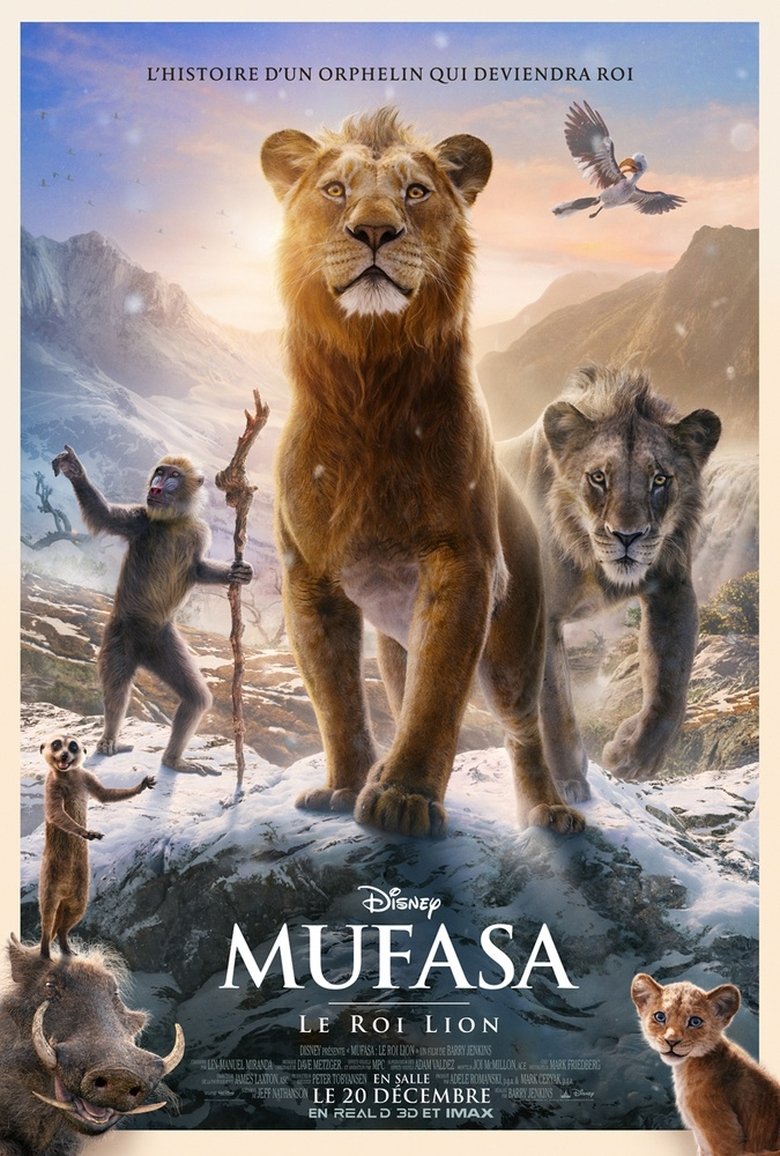 Poster du film Mufasa : Le Roi lion
