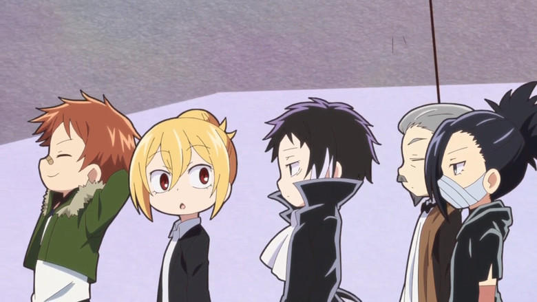 Still image for Bungo Stray Dogs Wan! season 1 episode 8: Hang in There, Higuchi-san! / And the Tracks Go On and On / Operation Body Double Nom Nom Still image for Bungo Stray Dogs Wan! season 1 episode 8: Hang in There, Higuchi-san! / And the Tracks Go On and On / Operation Body Double Nom Nom