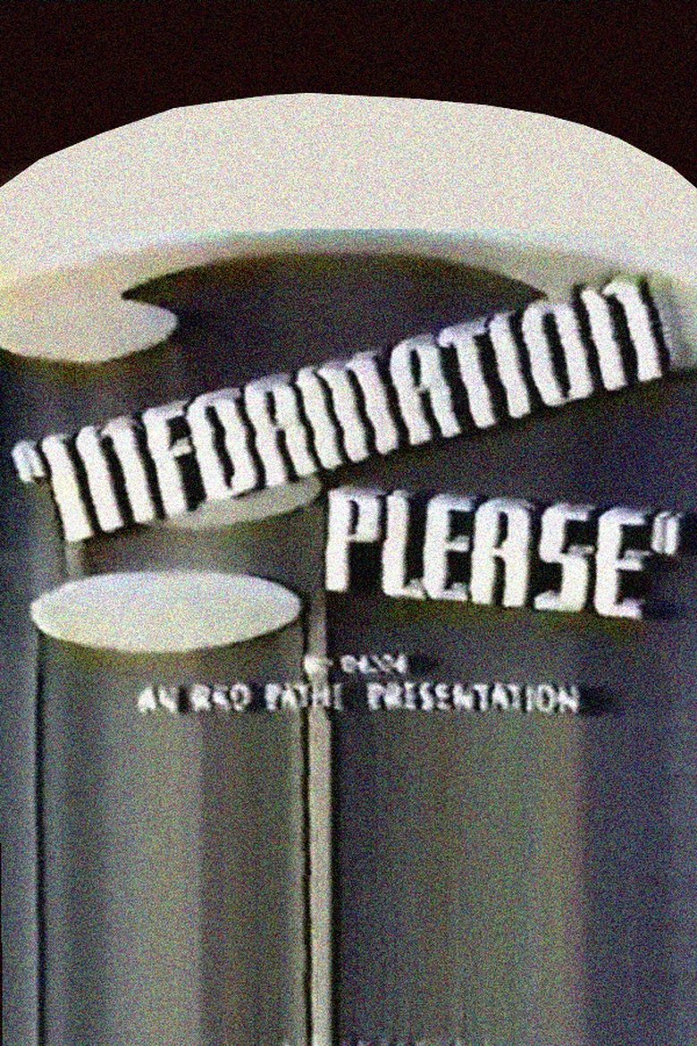 Information Please: Series 1, No. 1 main poster