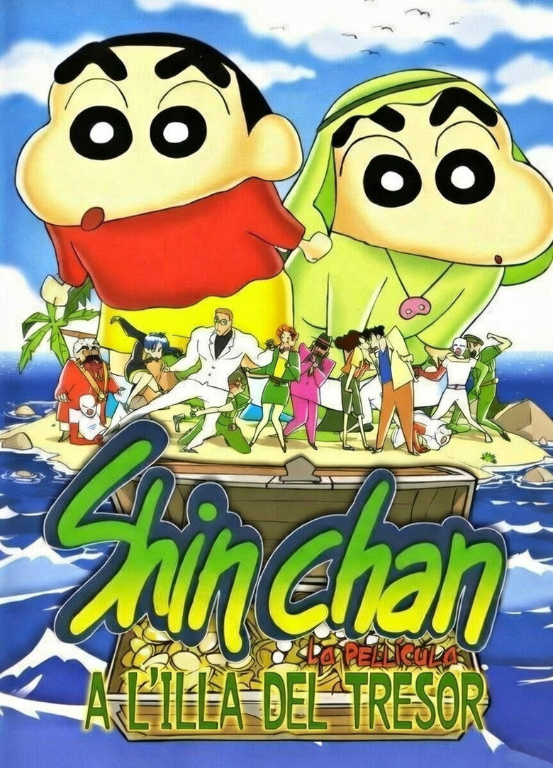 Imatge de Shin-Chan a l'illa del tresor