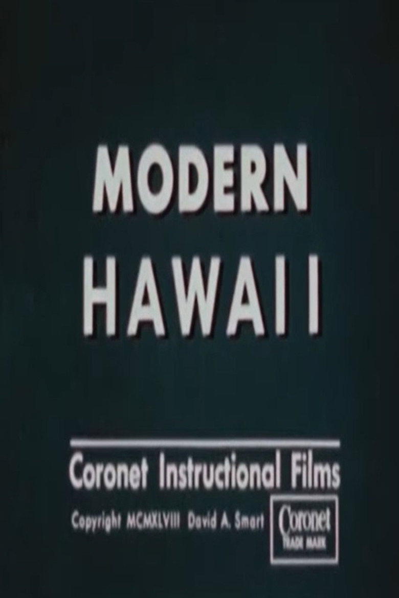Modern Hawaii poster