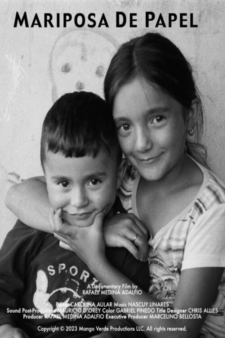 Mariposa de Papel poster