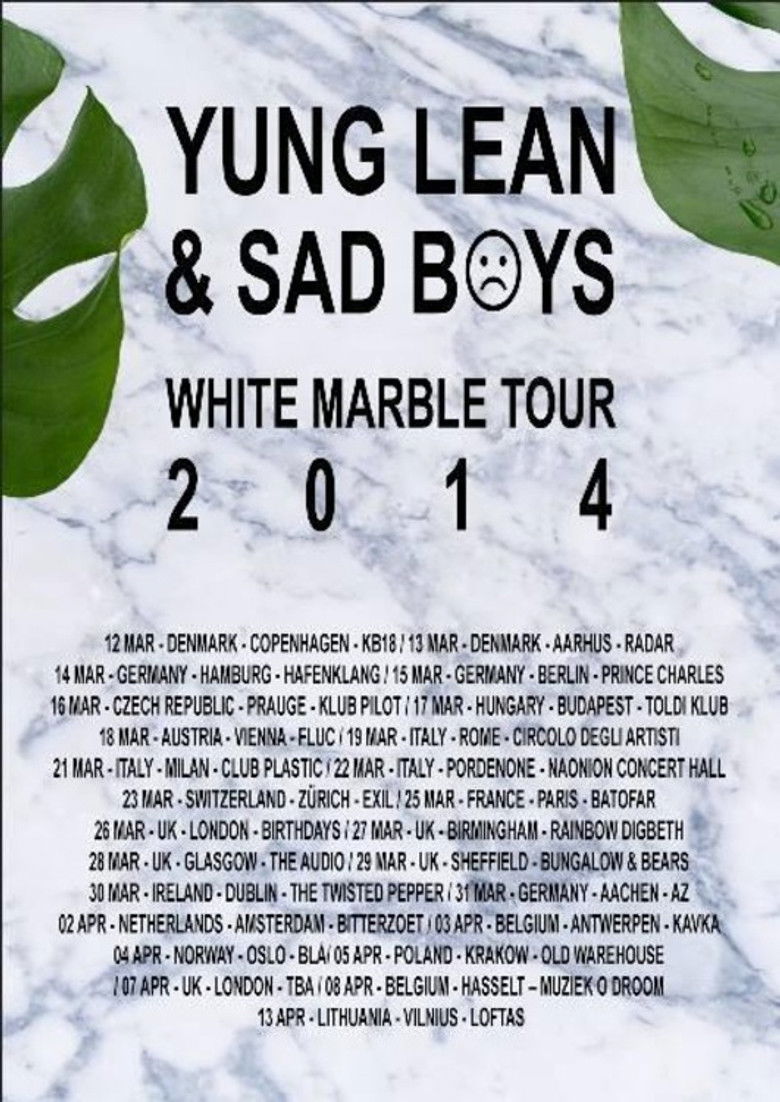Imatge de Sadboys: White Marble Tour 2014