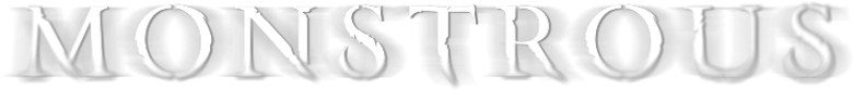 Logo artwork for Monstrous