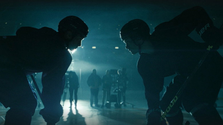 Still from Heated Rivalry - Season 1 Episode 1