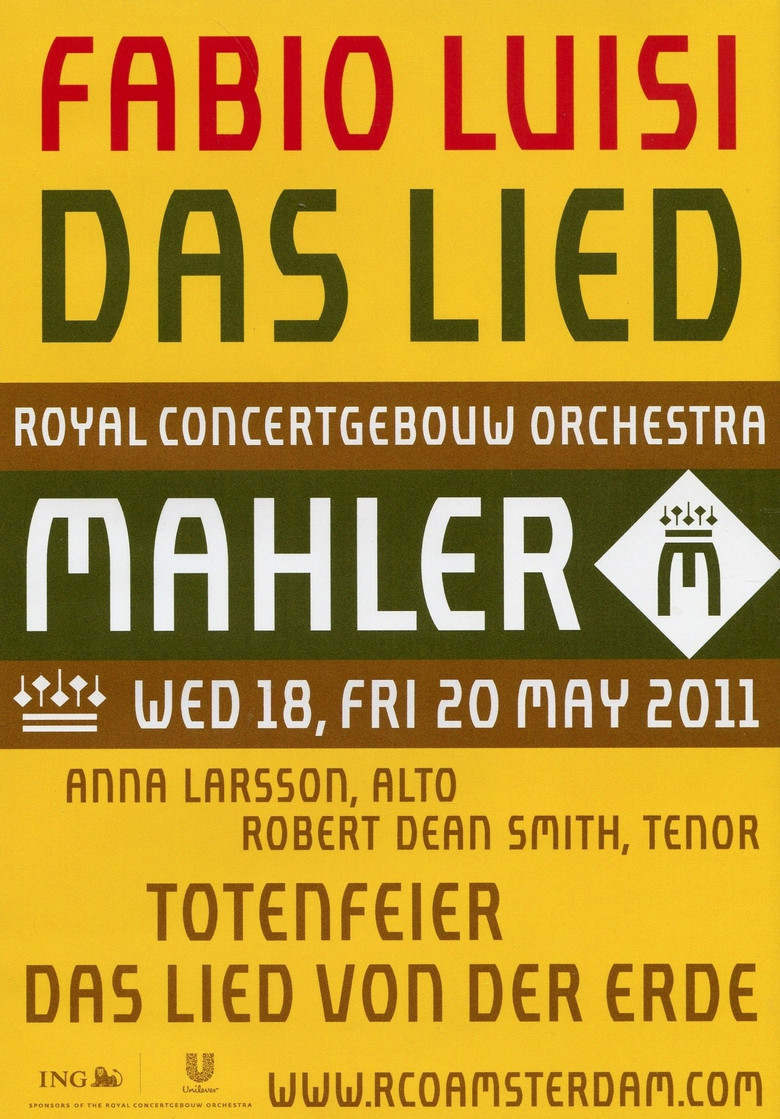 Mahler -Das Lied Fabio Luisi background
