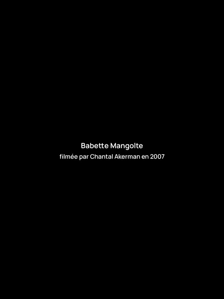 Interview with Babette Mangolte (2007)