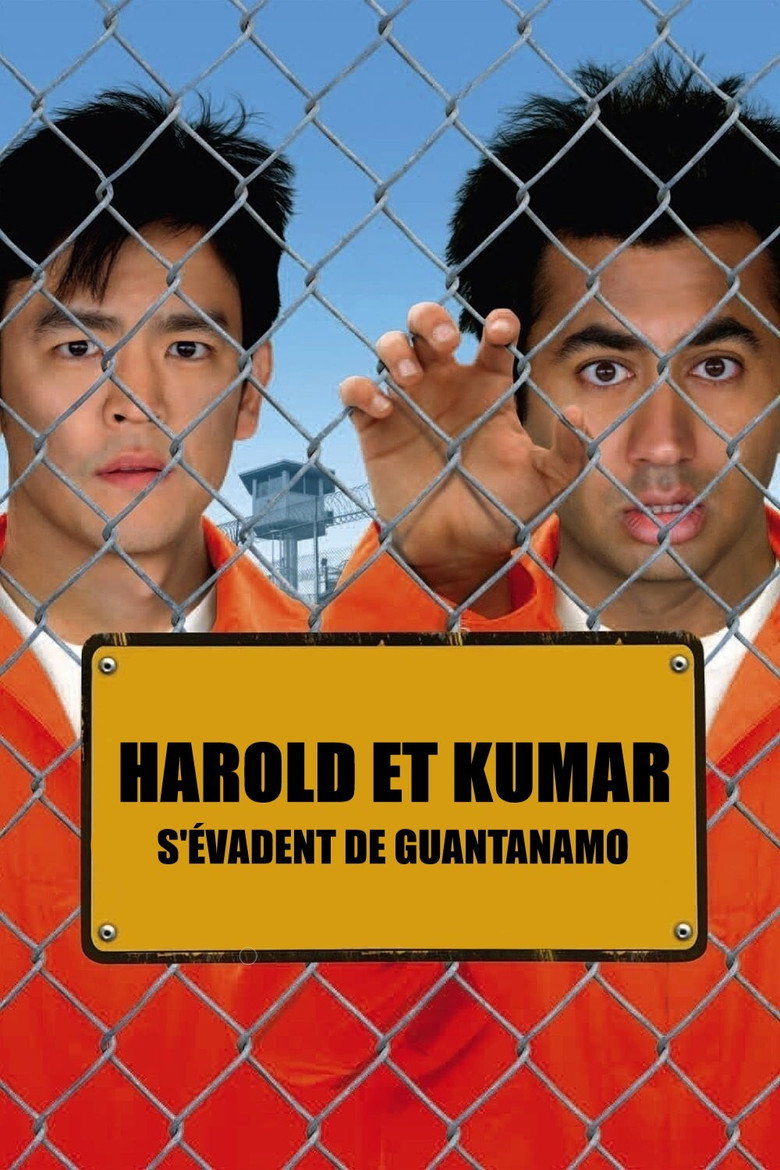 Affiche de HAROLD ET KUMAR S'ÉVADENT DE GUANTANAMO