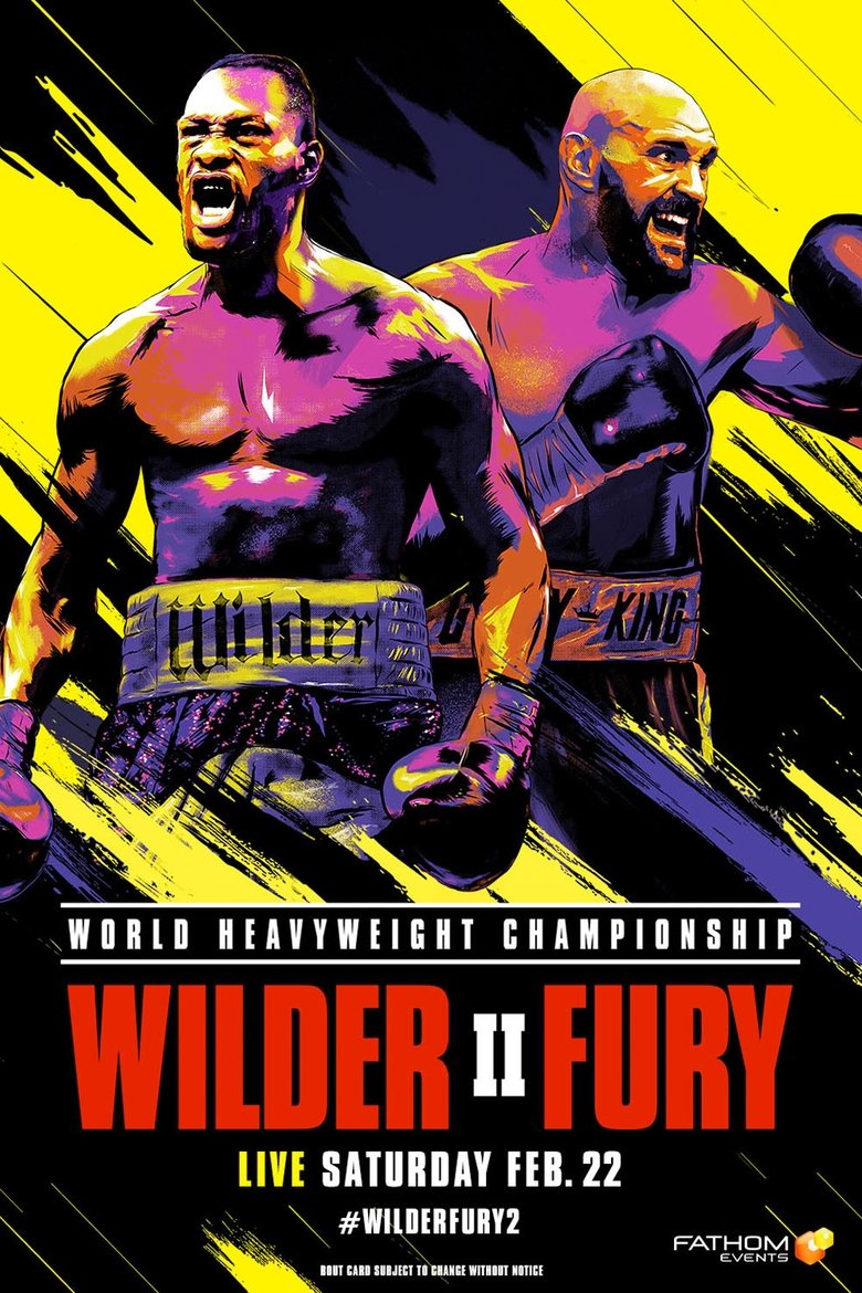 Deontay Wilder vs. Tyson Fury II main poster