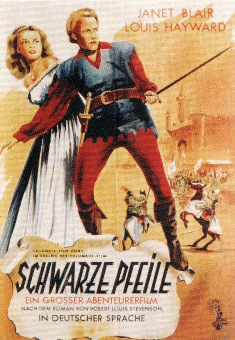 Schwarze Pfeile poster