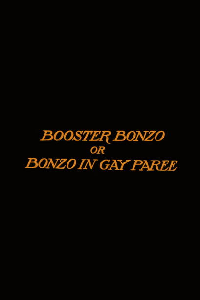 Booster Bonzo; Or, Bonzo in Gay Paree (1925)