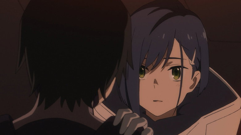 Still from DARLING in the FRANXX - Season 1 Episode 2