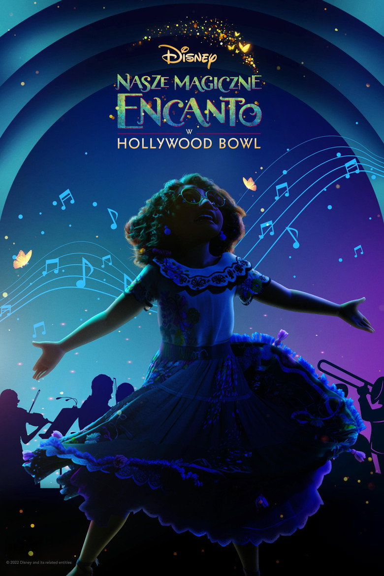 Plakat filmu Nasze magiczne Encanto w Hollywood Bowl