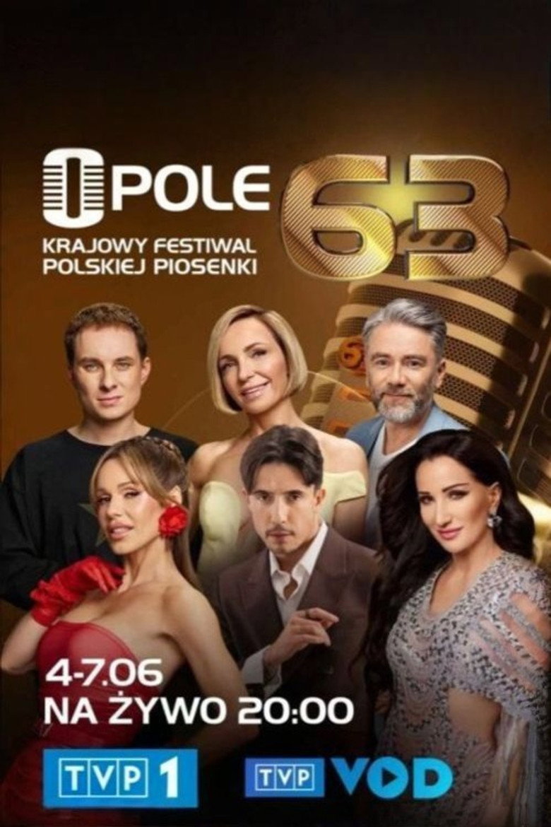 Official poster for Krajowy Festiwal Piosenki Polskiej w Opolu 63