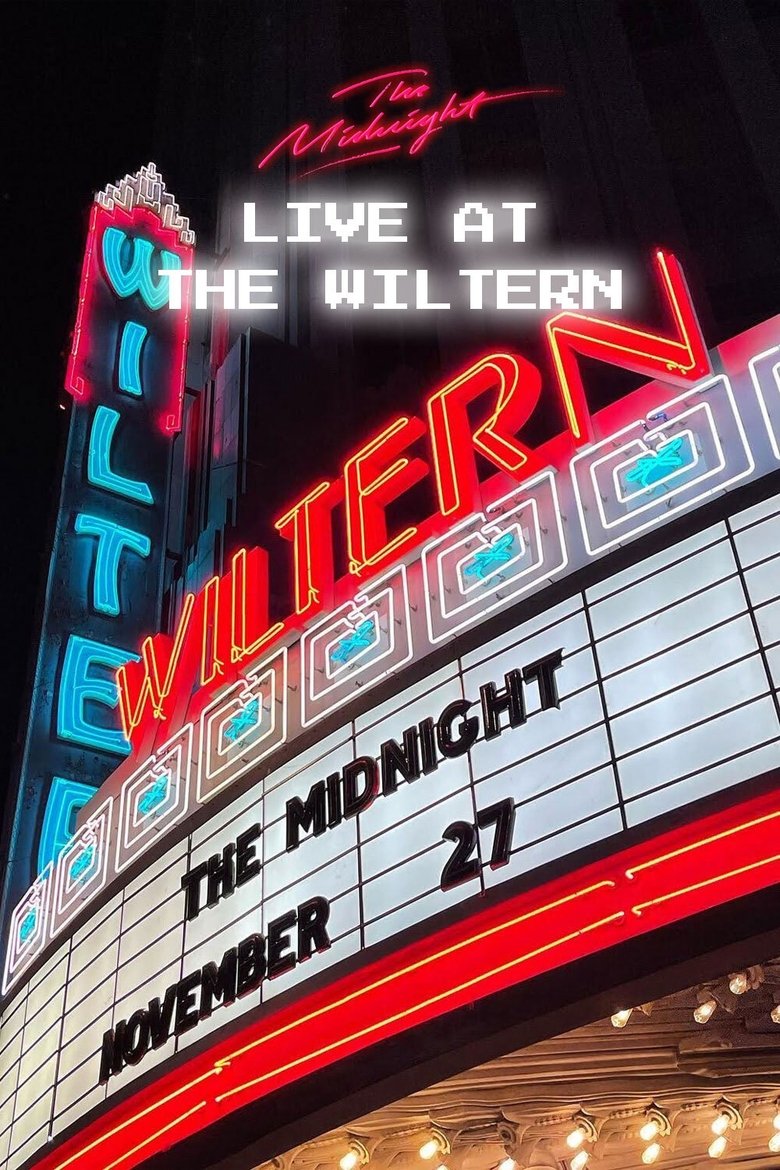 The Midnight - Live at the Wiltern main poster