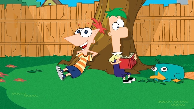 Phineas and Ferb banner backdrop