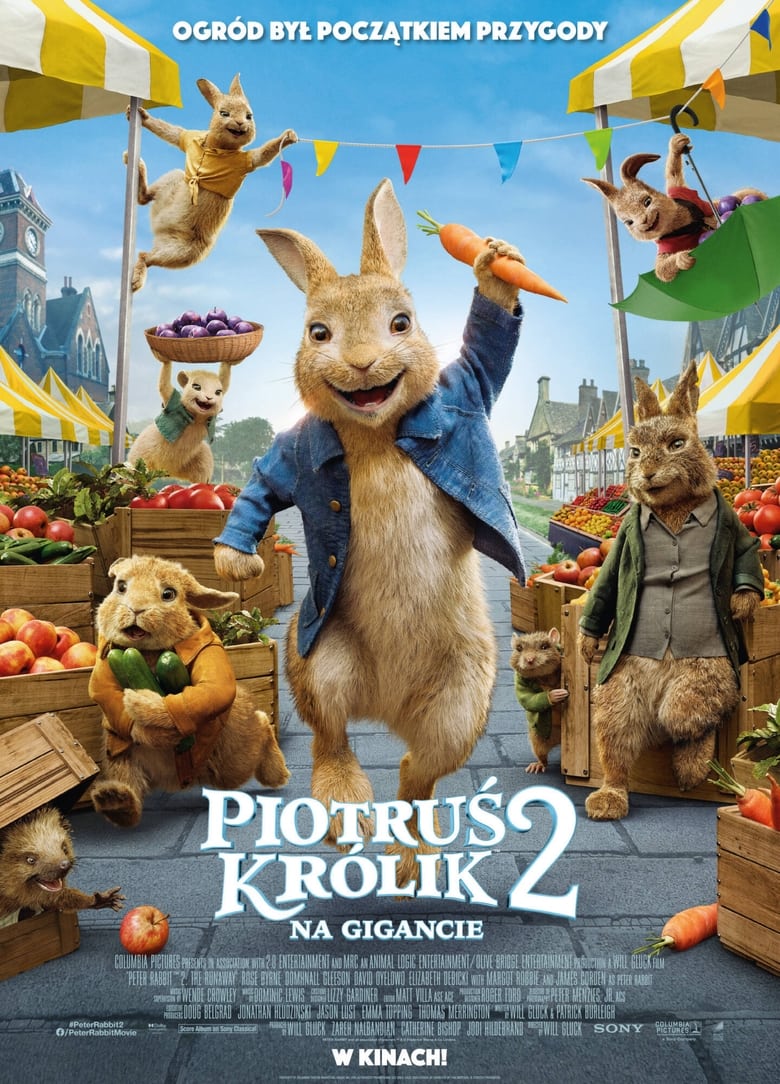 Plakat filmu Piotruś Królik 2: Na gigancie
