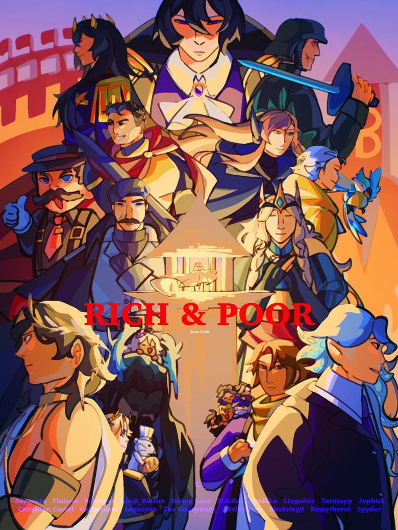 1000 Players Simulate Civilization: Rich & Poor poster