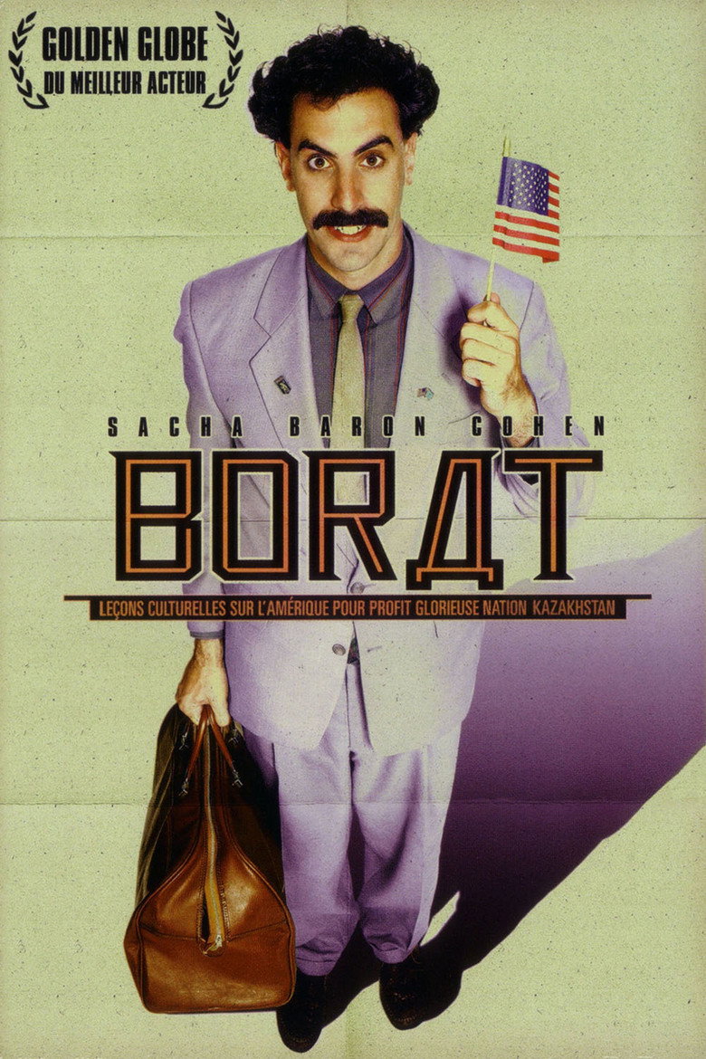 Affiche de BORAT : LEÇONS CULTURELLES SUR L'AMÉRIQUE POUR PROFIT GLORIEUSE NATION KAZAKHSTAN