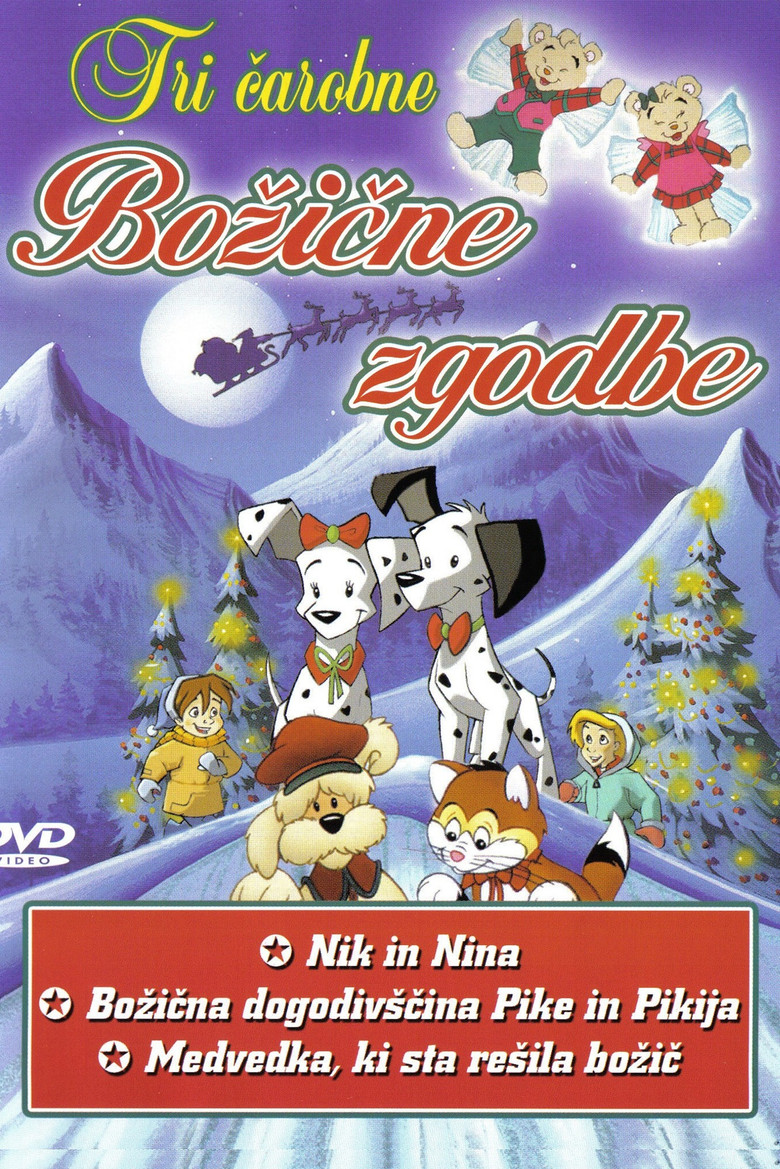 Three magical Christmas stories background