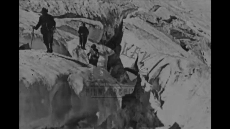 Climbing Mt. Lefroy in the Rockies, Canada, 1910s 2